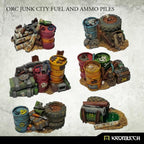 Kromlech Orc Junk City Fuel And Ammo Piles KRBK013 - Hobby Heaven