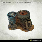 Kromlech Orc Junk City Fuel And Ammo Piles KRBK013 - Hobby Heaven