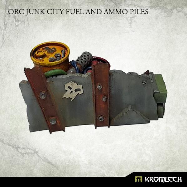 Kromlech Orc Junk City Fuel And Ammo Piles KRBK013 - Hobby Heaven