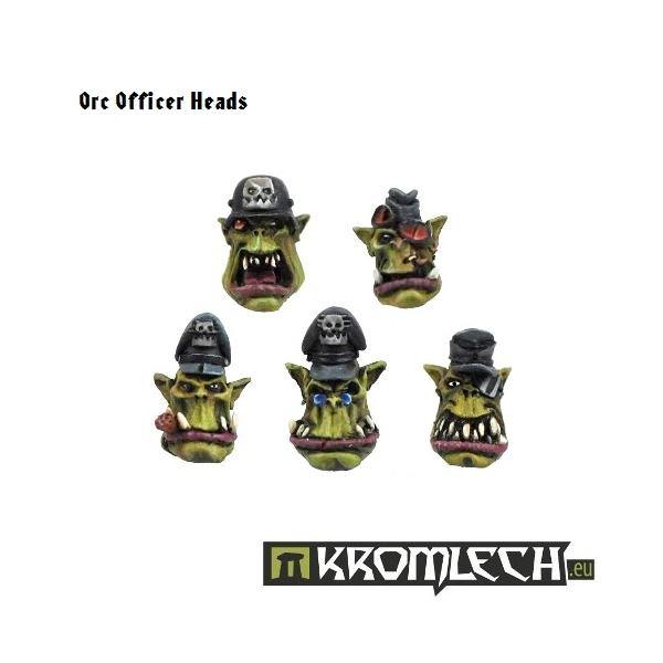Kromlech Orc Officer Heads (10) KRCB019 - Hobby Heaven