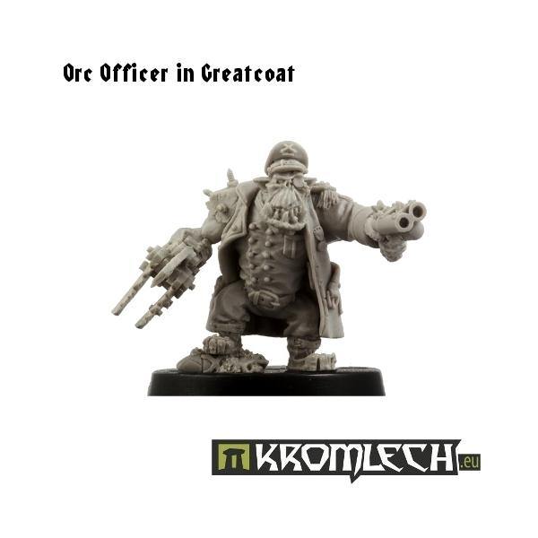 Kromlech Orc Officer in Greatcoat (1) KRM016 - Hobby Heaven