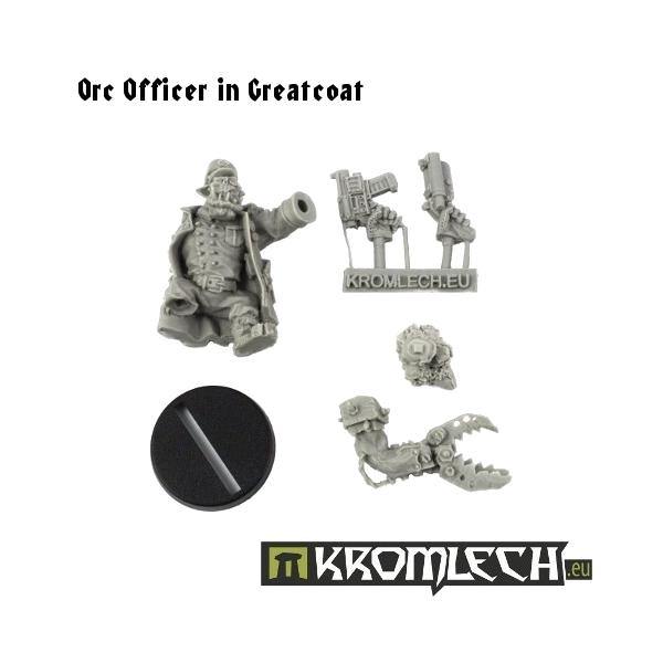 Kromlech Orc Officer in Greatcoat (1) KRM016 - Hobby Heaven