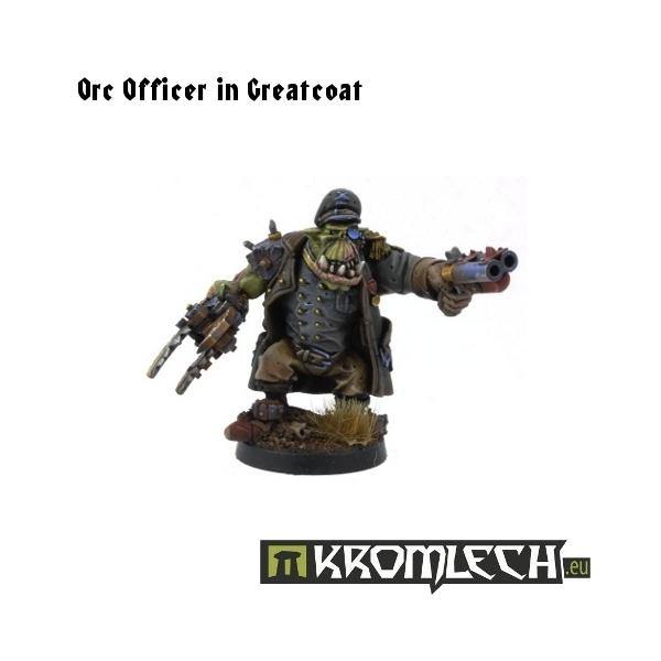 Kromlech Orc Officer in Greatcoat (1) KRM016 - Hobby Heaven
