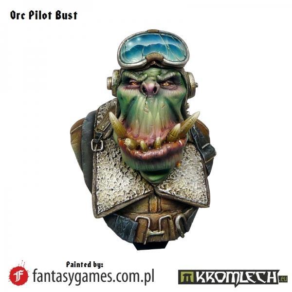 Kromlech Orc Pilot Bust (1) KRBU001 - Hobby Heaven