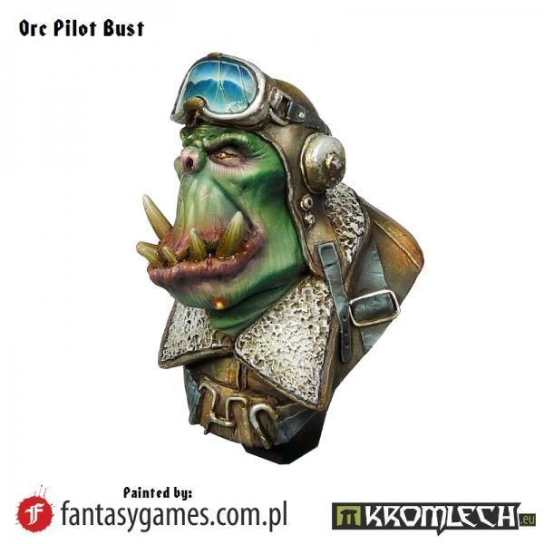 Kromlech Orc Pilot Bust (1) KRBU001 - Hobby Heaven
