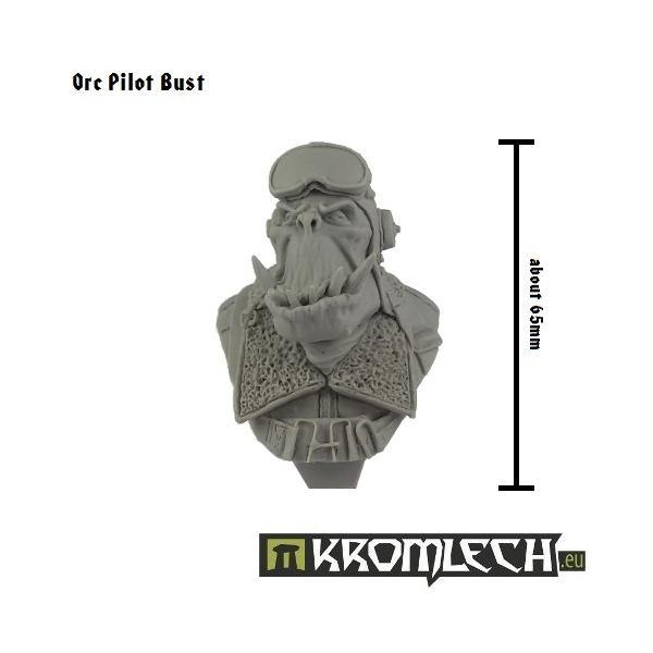 Kromlech Orc Pilot Bust (1) KRBU001 - Hobby Heaven
