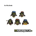 Kromlech Orc Pilot Heads KRCB065 - Hobby Heaven