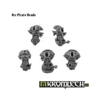 Kromlech Orc Pirate Heads KRCB086 - Hobby Heaven