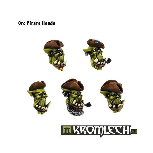 Kromlech Orc Pirate Heads KRCB086 - Hobby Heaven