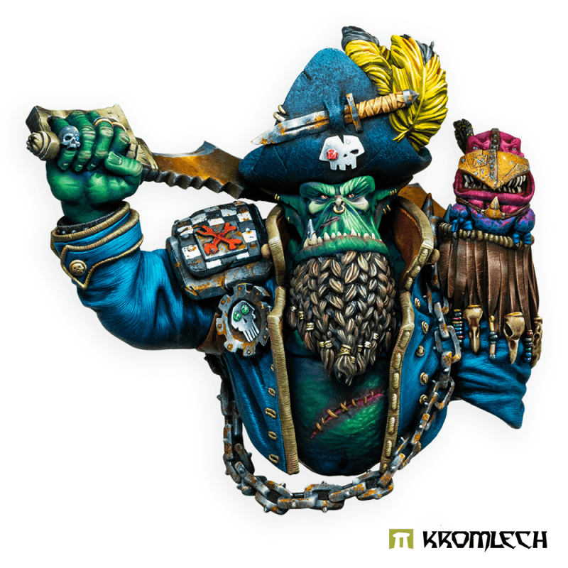 Kromlech Orc Pirate Kaptyn Bust KRBU004 - Hobby Heaven