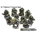 Kromlech Orc „Schmeisser” Greatcoats Squad (10) [armoured bodies] KRM070 - Hobby Heaven