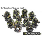 Kromlech Orc „Schmeisser” Greatcoats Squad (10) [armoured bodies] KRM070 - Hobby Heaven