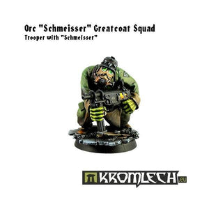 Kromlech Orc „Schmeisser” Greatcoats Squad (10) [armoured bodies] KRM070 - Hobby Heaven