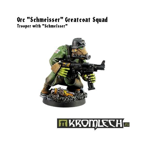 Kromlech Orc „Schmeisser” Greatcoats Squad (10) [armoured bodies] KRM070 - Hobby Heaven