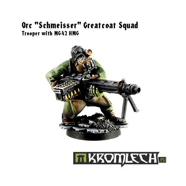 Kromlech Orc „Schmeisser” Greatcoats Squad (10) [armoured bodies] KRM070 - Hobby Heaven