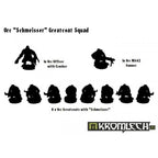 Kromlech Orc „Schmeisser” Greatcoats Squad (10) [armoured bodies] KRM070 - Hobby Heaven