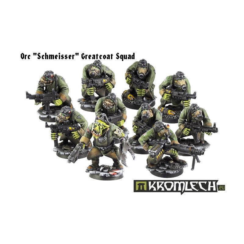 Kromlech Orc „Schmeisser” Greatcoats Squad (10) KRM022 - Hobby Heaven