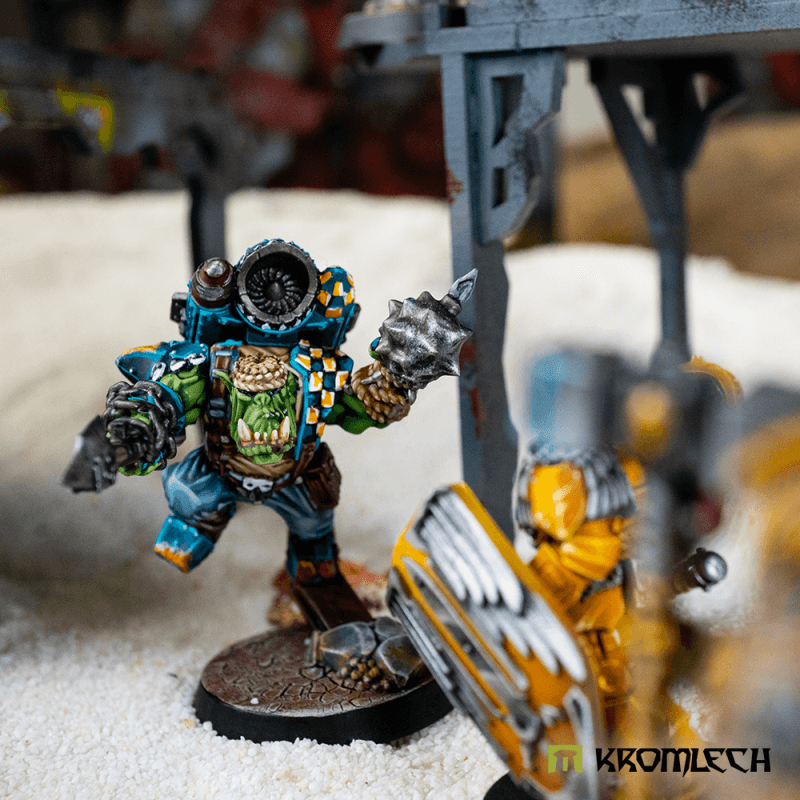Kromlech Orc Storm Riderz Arms with Explosives (5) KRCB326 - Hobby Heaven