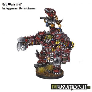 Kromlech Orc Warchief in Juggernaut Mecha-Armour (1) KRM054 - Hobby Heaven