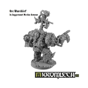 Kromlech Orc Warchief in Juggernaut Mecha-Armour (1) KRM054 - Hobby Heaven