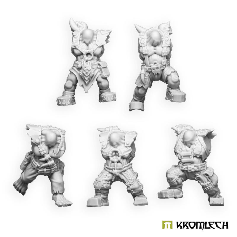 Kromlech Orc Wild Tribez Bodies (5) KRCB315 - Hobby Heaven