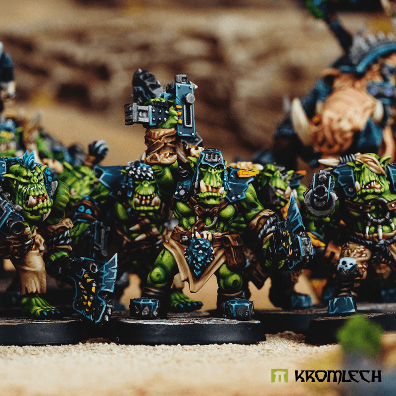 Kromlech Orc Wild Tribez Heads (10) KRCB316 - Hobby Heaven