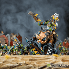 Kromlech Orc Wild Tribez Warchief on Cyboar (1) KRM205 - Hobby Heaven