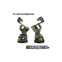 Kromlech Orc with Two-Handed Axe (1) KRM057 - Hobby Heaven