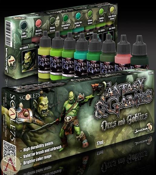 Scale75 Orc and Goblins Paint Set (8 Paints) - Hobby Heaven