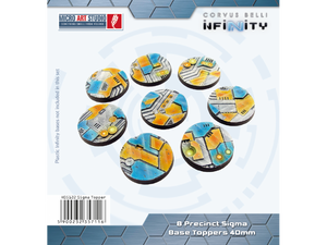 Micro Art Studio Precinct Sigma 40mm HDF Set of 8 Toppers - Hobby Heaven