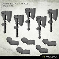Kromlech Prime Legionaries CCW Arms: Axes [right] (5) KRCB270 - Hobby Heaven
