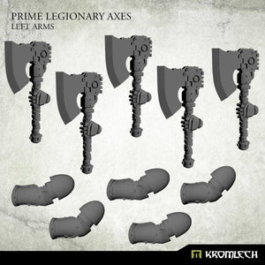 Kromlech Prime Legionaries CCW Arms: Axes [left] (5) KRCB274 - Hobby Heaven