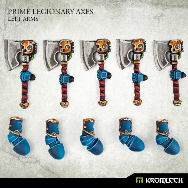 Kromlech Prime Legionaries CCW Arms: Axes [left] (5) KRCB274 - Hobby Heaven