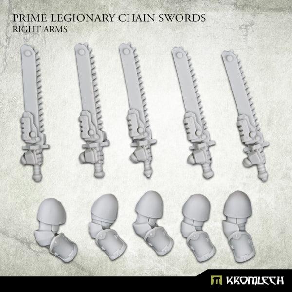 Kromlech Prime Legionaries CCW Arms: Chain Swords [right] (5) KRCB267 - Hobby Heaven
