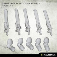 Kromlech Prime Legionaries CCW Arms: Chain Swords [right] (5) KRCB267 - Hobby Heaven
