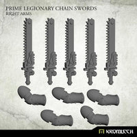 Kromlech Prime Legionaries CCW Arms: Chain Swords [right] (5) KRCB267 - Hobby Heaven