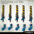 Kromlech Prime Legionaries CCW Arms: Chain Swords [right] (5) KRCB267 - Hobby Heaven