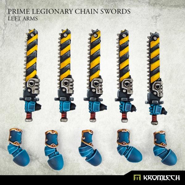 Kromlech Prime Legionaries CCW Arms: Chain Swords [left] (5) KRCB271 - Hobby Heaven