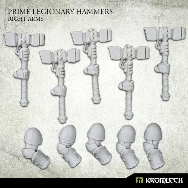 Kromlech Prime Legionaries CCW Arms: Hammers [right] (5) KRCB269 - Hobby Heaven