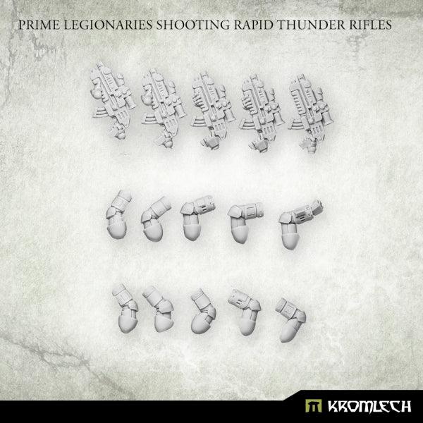 Kromlech Prime Legionaries Shooting Rapid Thunder Rifles (5) KRCB263 - Hobby Heaven