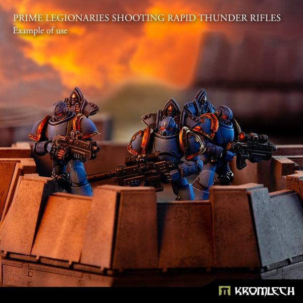 Kromlech Prime Legionaries Shooting Rapid Thunder Rifles (5) KRCB263 - Hobby Heaven