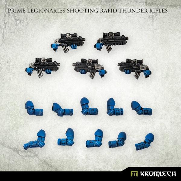Kromlech Prime Legionaries Shooting Rapid Thunder Rifles (5) KRCB263 - Hobby Heaven