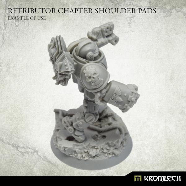 Kromlech Retributor Chapter Shoulder Pads KRCB248 - Hobby Heaven