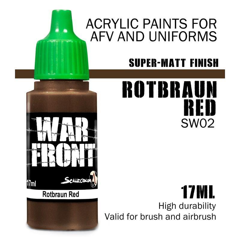 Scale75 Warfront Rotbraun Primer Red SW-02 - Hobby Heaven