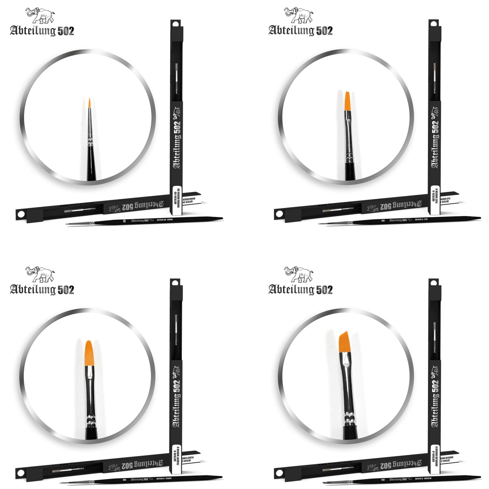 Abteilung 502 Deluxe Synthetic Brushes Range - Hobby Heaven
