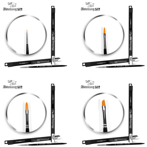 Abteilung 502 Deluxe Synthetic Brushes Range - Hobby Heaven