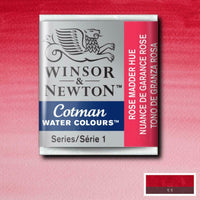 Winsor & Newton Half Pan Rose Madder Hue Cotman Watercolour - Hobby Heaven