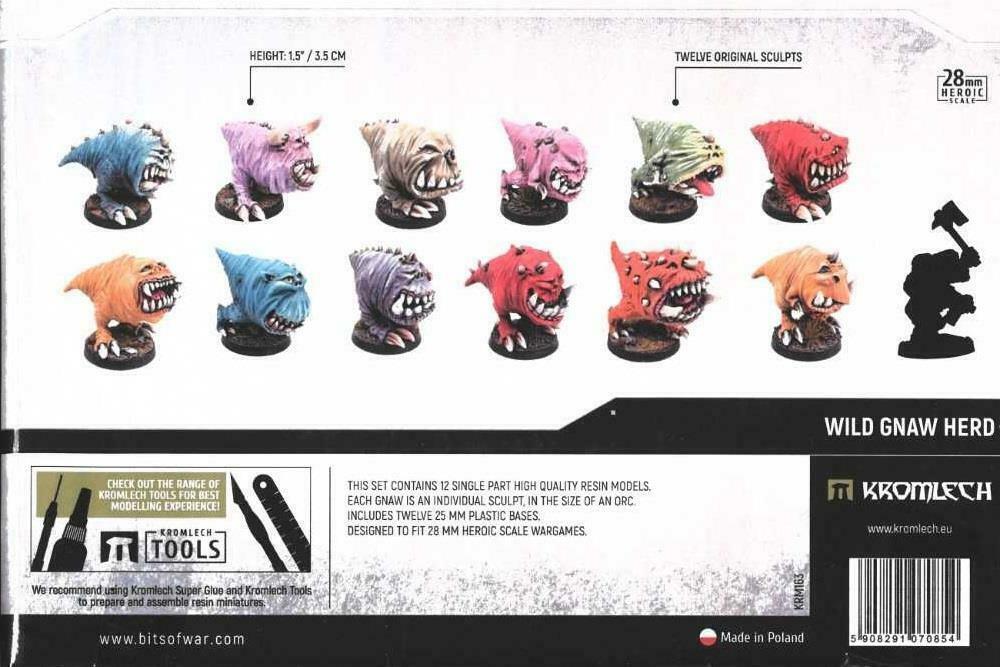 Kromlech Wild Gnaw Herd (12) KRM163 - Hobby Heaven