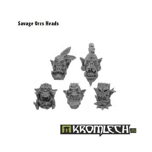 Kromlech Savage Orcs Heads (10) KRCB039 - Hobby Heaven