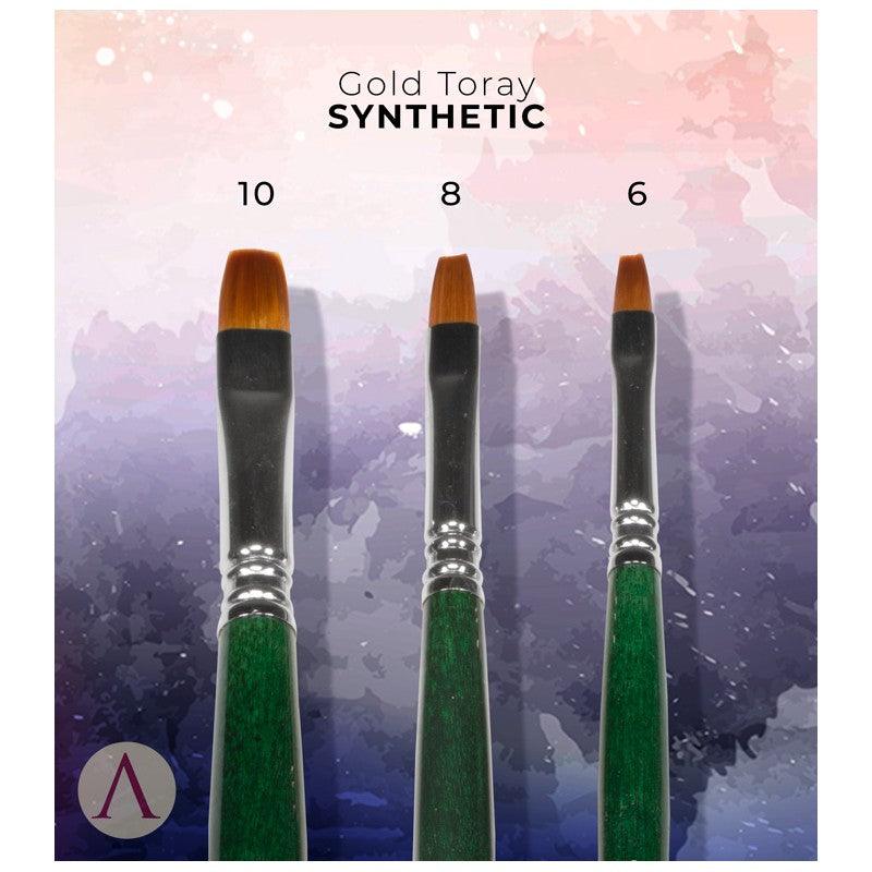 Scale 75 Sceneries and Terrains II Gold Toray Synthetic Brush Set 4 pcs SBR-005 - Hobby Heaven